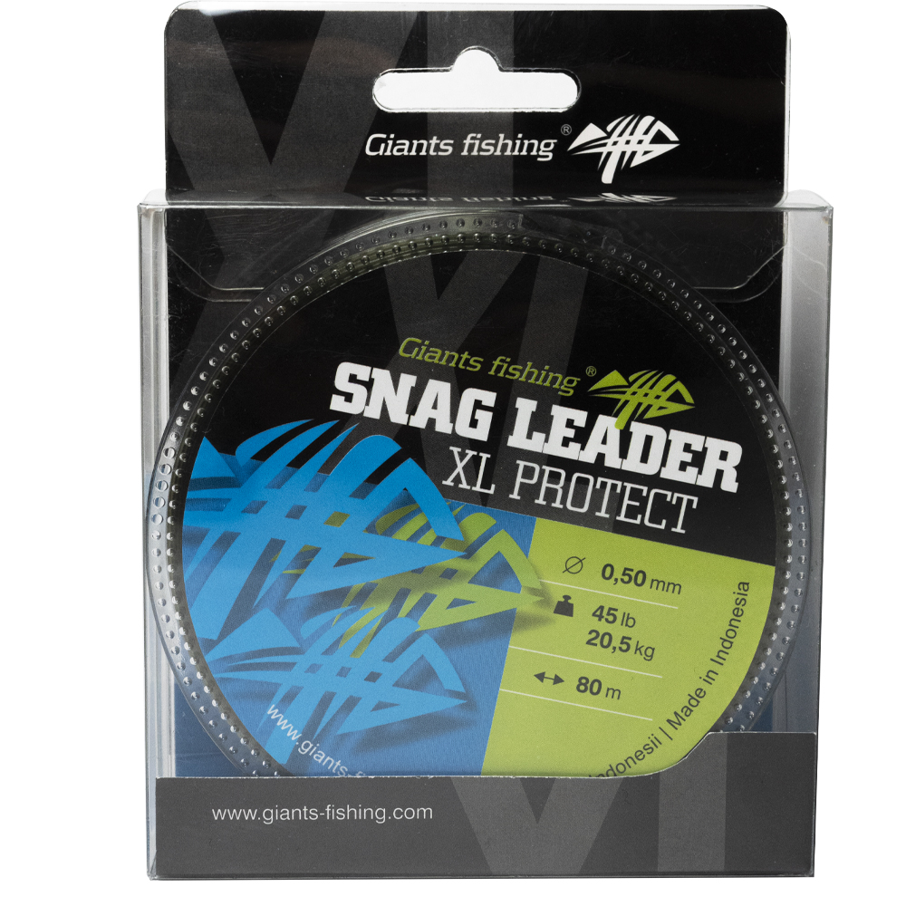 Giants fishing Snag Leader XL- Protect Army Green 80m