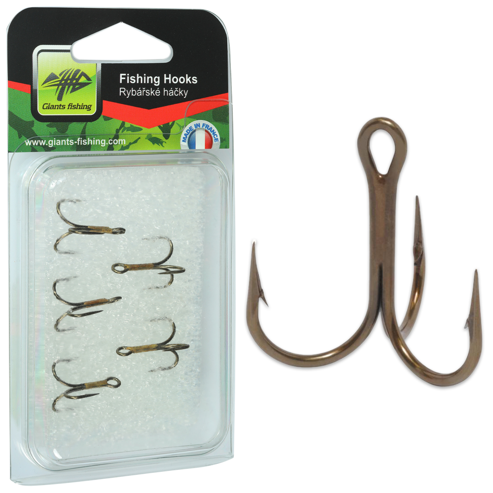 Hármas horog 1X Strong 100db, méret. 1/0