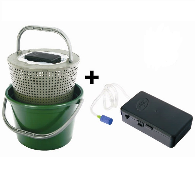 Csalihalas vödör 13L + levegőztető ingyen!