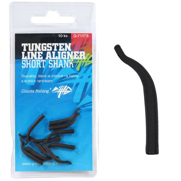 Giants fishing Horogbefordító Tungsten Line Aligner Short Shank cize 6-12/10ks